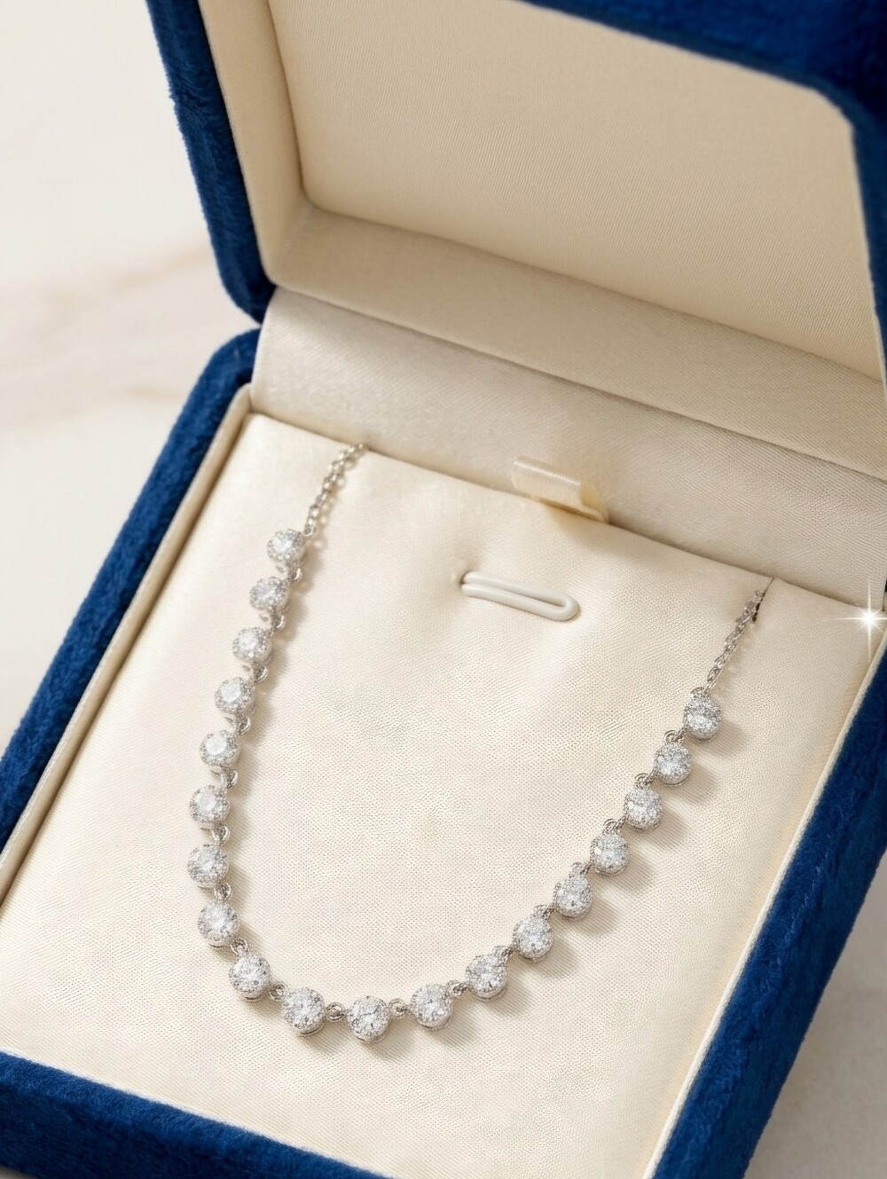 Moissanite 1.9 CTW Eternal Necklace